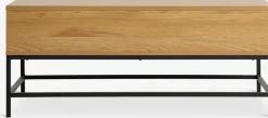 AABENRAATable basse AABENRAA L110 plateau relevable coloris chêne