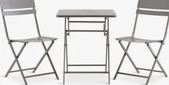 ABORGEnsemble bistrot ABORG l60xL60 sable foncé
