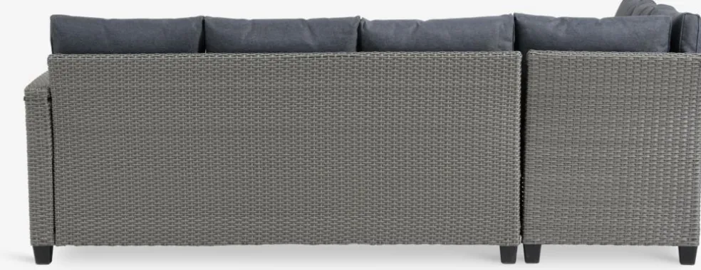 AGERMOSEEnsemble lounge AGERMOSE 6 personnes gris