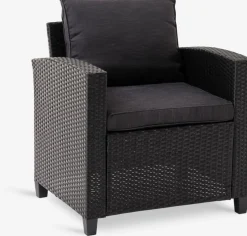 AGERMOSEFauteuil lounge AGERMOSE noir