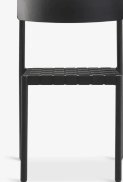 AKTIVEN + HAGLEBUAKTIVEN L118/168 table naturel + 4 HAGLEBU chaises noir