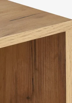 ALLESTEDÉtagère murale ALLESTED 2 tablettes blanc/coloris chêne