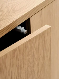 ALSTEDBuffet ALSTED 3 portes coloris chêne naturel
