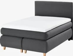 ANDELVAGoldLit sommier tapissier 140x200cm ANDELVA Gris-41 Très ferme