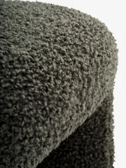 ANDSTPouf ANDST 46x38 tissu teddy vert olive