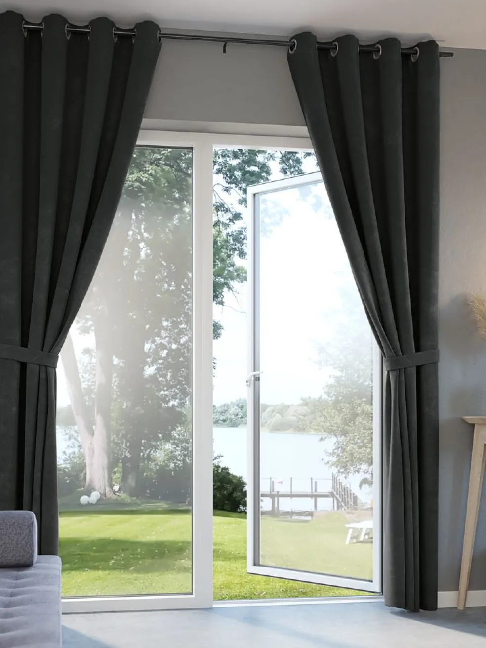 ANTENRideau ANTEN 1x140x300 gris