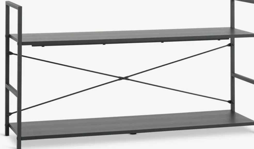 ASTRUPMeuble TV ASTRUP 1 tablette noir