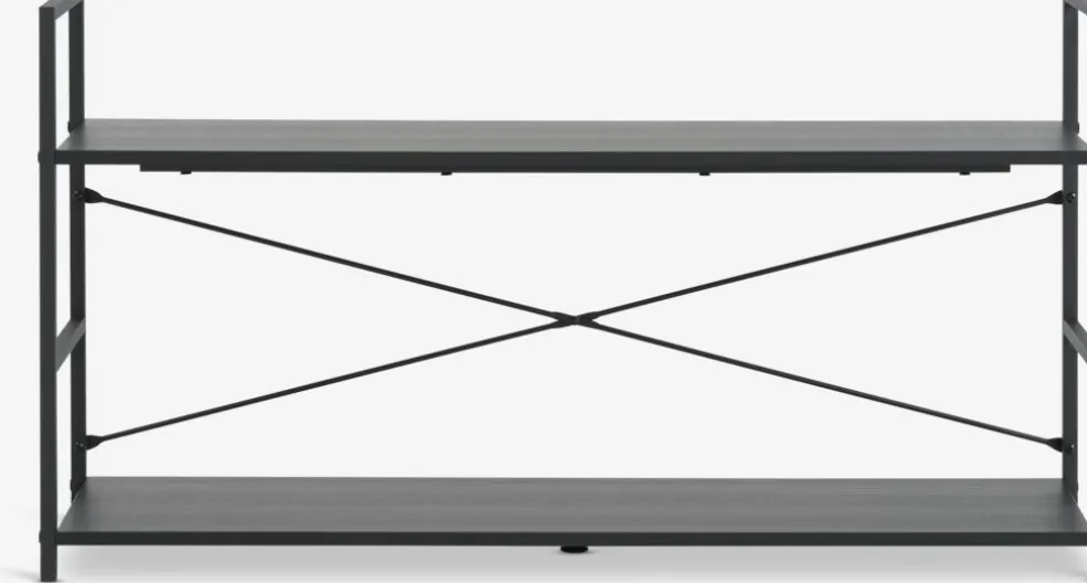 ASTRUPMeuble TV ASTRUP 1 tablette noir
