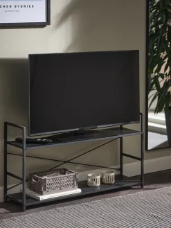 ASTRUPMeuble TV ASTRUP 1 tablette noir