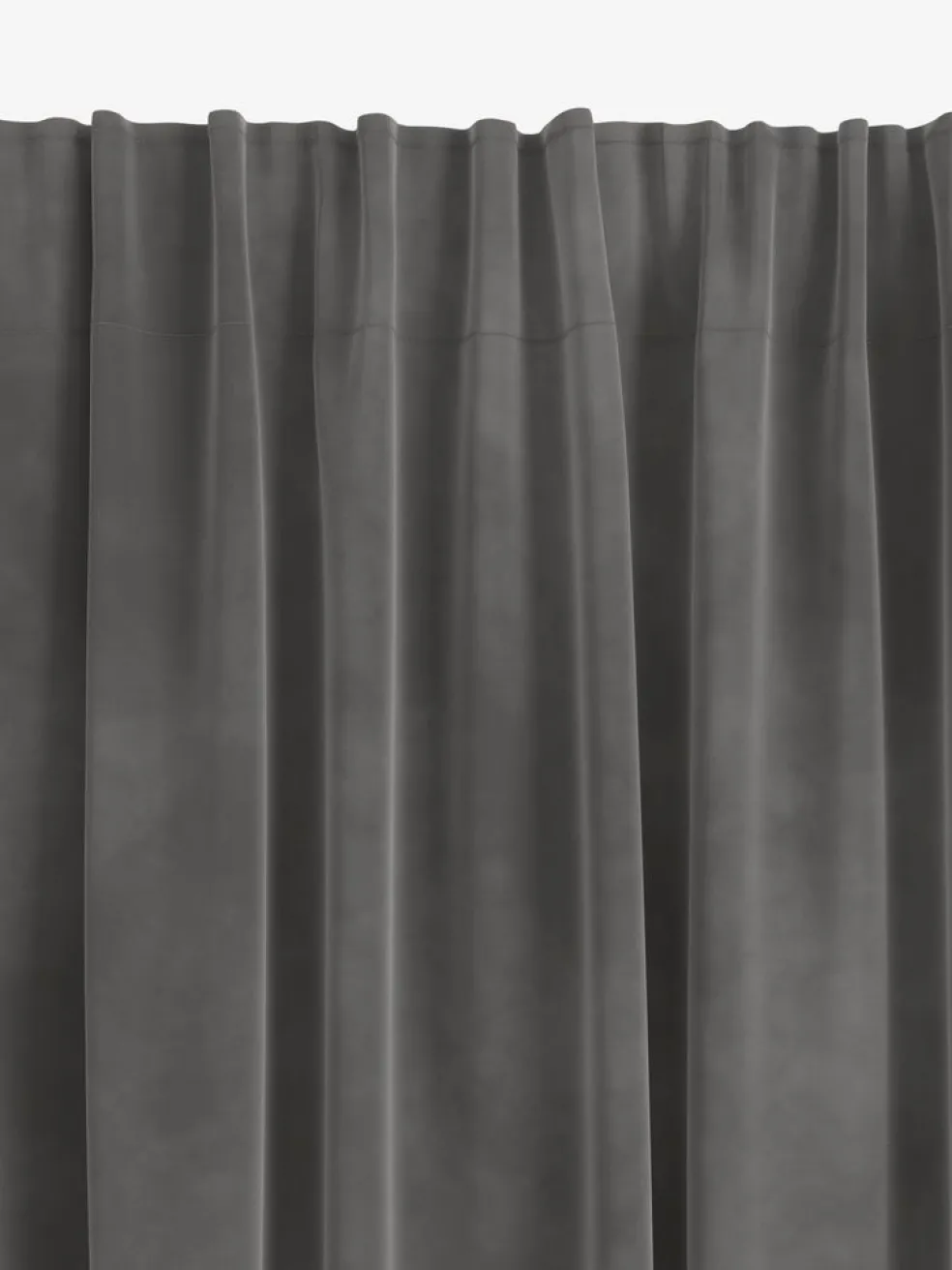 AUSTRARideau AUSTRA 1x140x300 velours gris