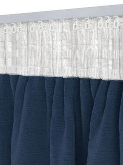 AUSTRARideau AUSTRA 1x140x300 velours bleu