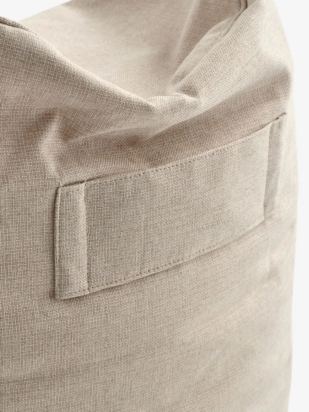 BANDHOLMPouf poire BANDHOLM 75x100x90 tissu beige