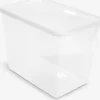 BASIC BOXBoîte de rangement BASIC BOX 80L a/couvercle transparent