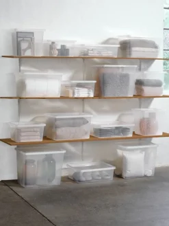 BASIC BOXRangement sous lit BASIC BOX 30L a/couvercle transparent