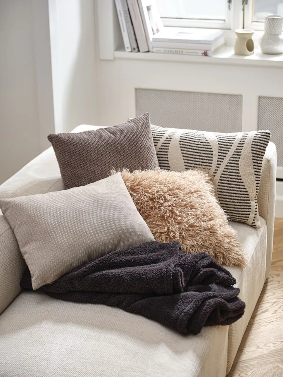 BERBERISCoussin BERBERIS 40x60 noir/beige