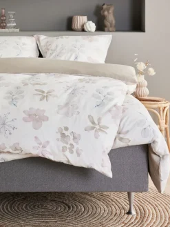 BERITGoldParure de lit Satin BERIT 240x220 blanc