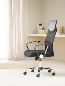 BILLUMFauteuil de bureau BILLUM maille noir