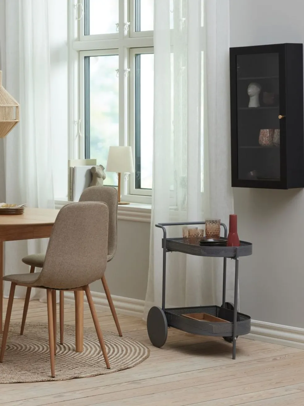 BISTRUPChaise BISTRUP sable/coloris chêne naturel