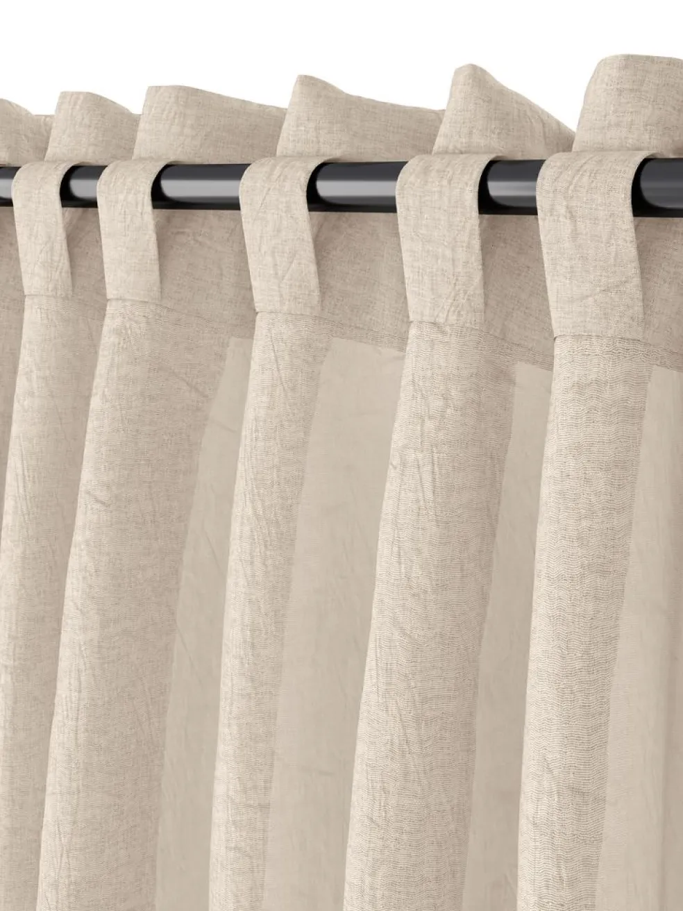 BOLMENRideau BOLMEN 1x140x300 froissé gris chaud