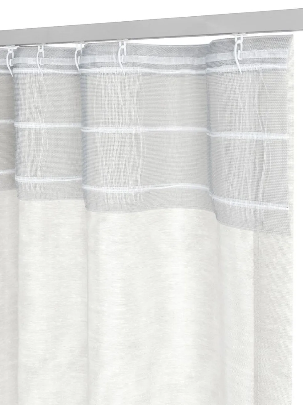 BORENRideau BOREN 1x140x245 blanc cassé