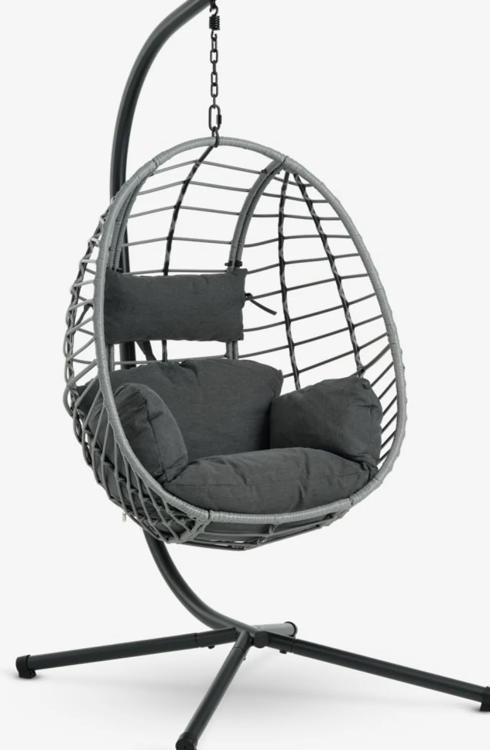 BORKChaise suspendue BORK l96xH192xP124 gris