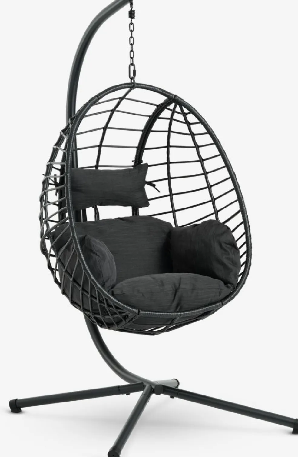 BORKChaise suspendue BORK l96xH192xP124 noir