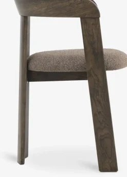 BOVRUPChaise BOVRUP chêne foncé/tissu brun