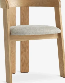 BOVRUPChaise BOVRUP chêne naturel/tissu beige
