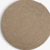 BUESTARRTapis BUESTARR Ø120 naturel/gris