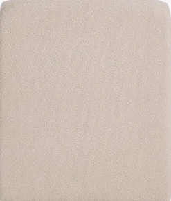 BULLERUPFauteuil lounge BULLERUP tissu teddy blanc cassé