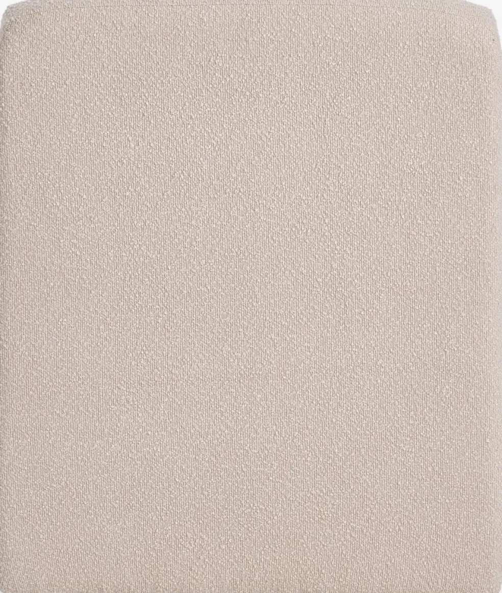 BULLERUPFauteuil lounge BULLERUP tissu teddy blanc cassé