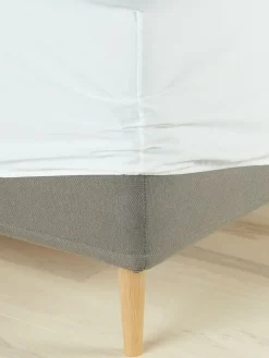 DAGNYPlusDrap-housse DAGNY 140x200x35 blanc