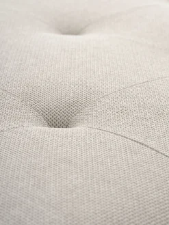 DAGSTRUPPouf DAGSTRUP a/dossier tissu beige