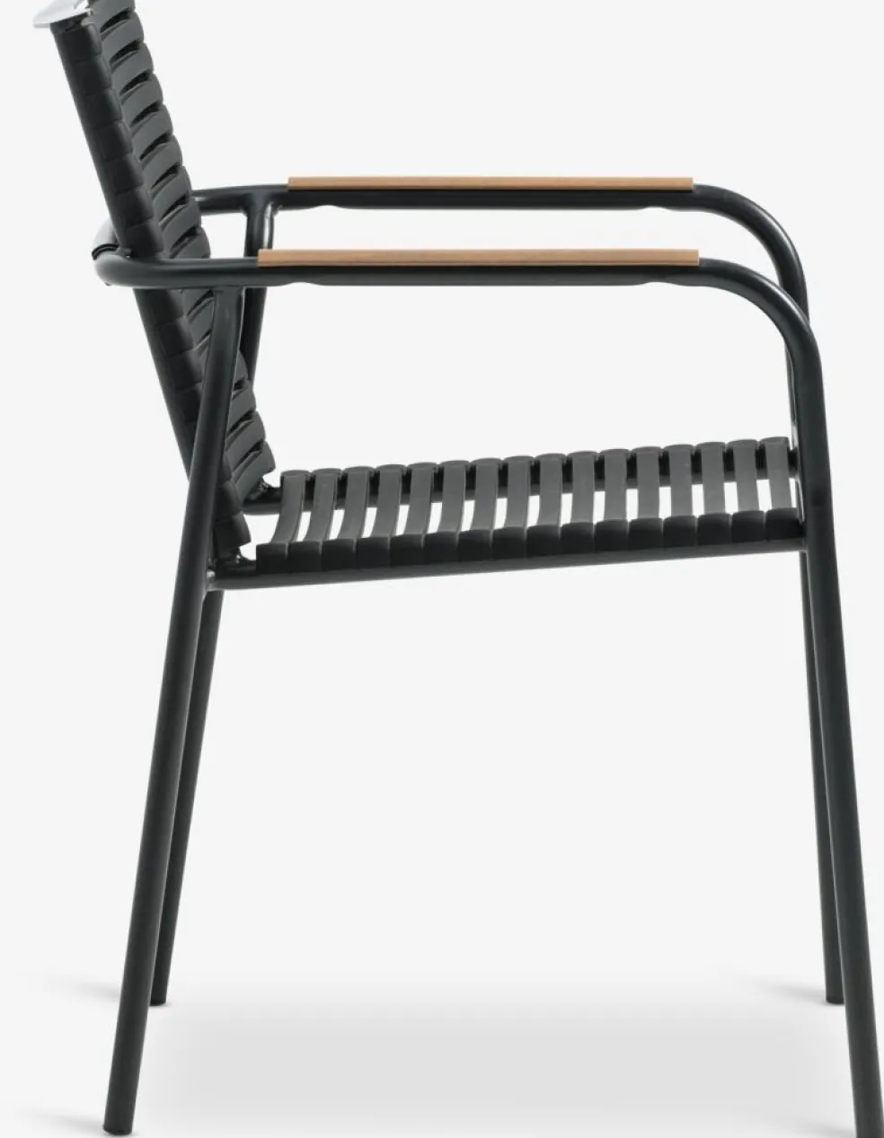 DAGSVAD + NABEDAGSVAD L190 table naturel + 4 NABE chaises noir