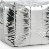 DAVINDEPouf DAVINDE 40x45 argenté