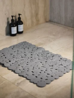 DELARYBasicTapis de bagnoire DELARY 45x65 gris