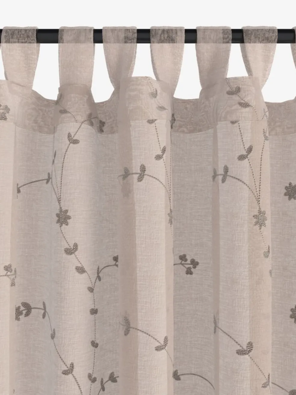 DOLMARideau DOLMA 1x140x245 broderie sable