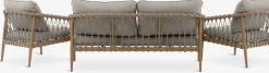 DRUMMEHOLMEnsemble lounge DRUMMEHOLM 5 personnes naturel