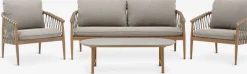 DRUMMEHOLMEnsemble lounge DRUMMEHOLM 5 personnes naturel