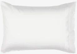 EAGoldTaie d'oreiller satin EA 50x70/75 blanc
