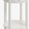 EGEBYTable de nuit EGEBY 1 tiroir blanc