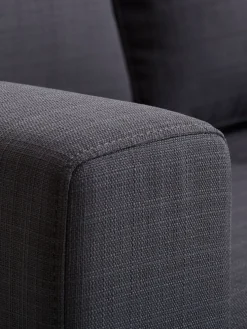 EGENSECanapé EGENSE 2 places tissu gris foncé