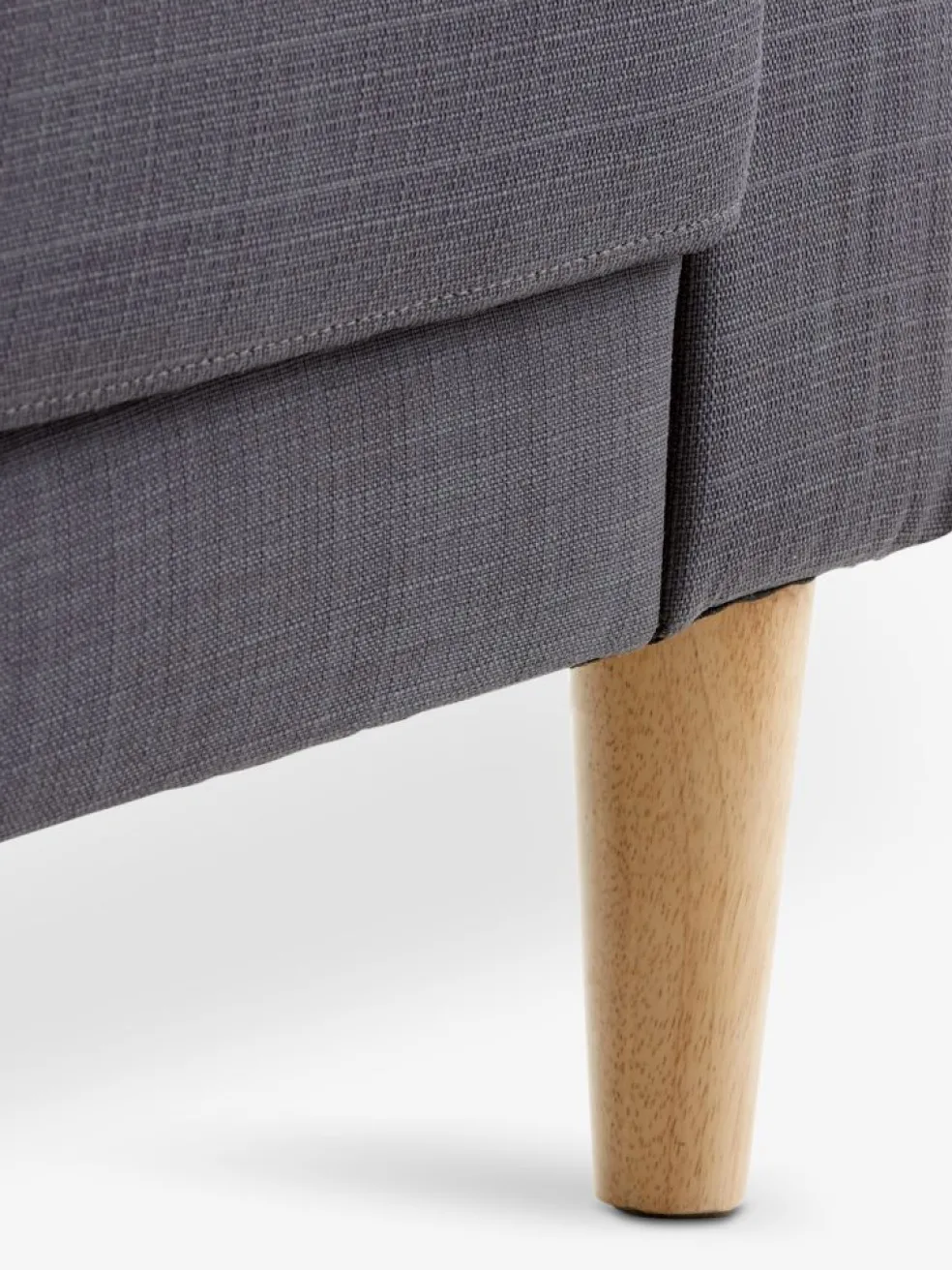 EGENSECanapé EGENSE 3 places tissu gris foncé