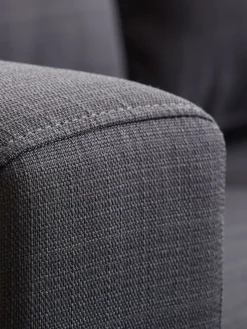 EGENSECanapé EGENSE méridienne tissu gris foncé