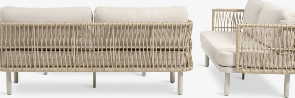 EJLBYEnsemble lounge EJLBY 5 personnes beige