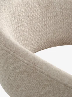 EJSINGChaise EJSING tissu beige/coloris chêne naturel