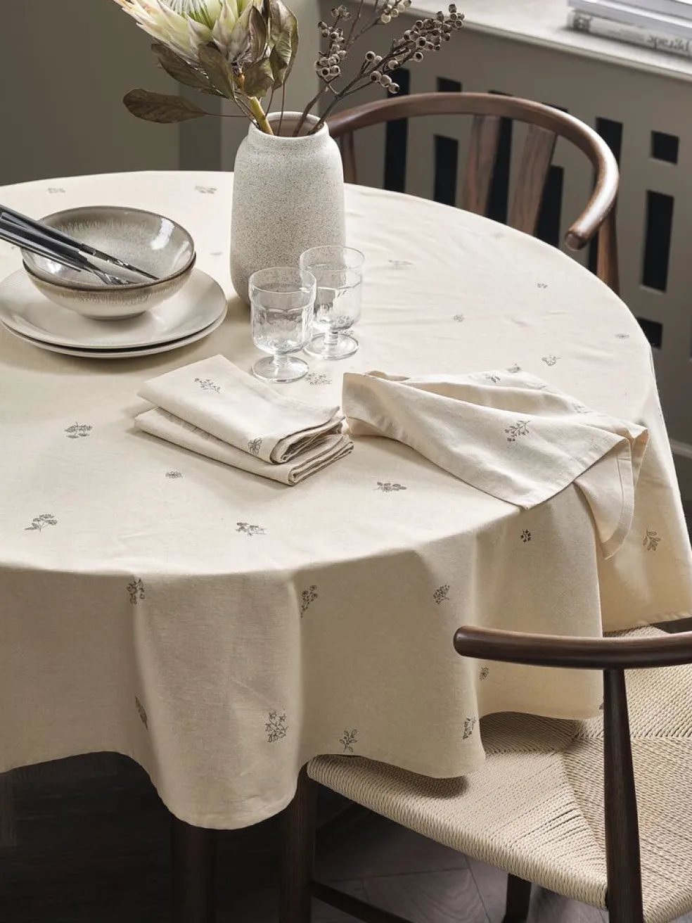 ENGFIOLNappe ENGFIOL Ø160 beige/gris