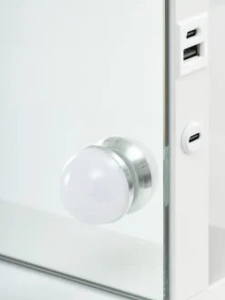 ENGLERUPMiroir Hollywood ENGLERUP a/12 ampoules blanc
