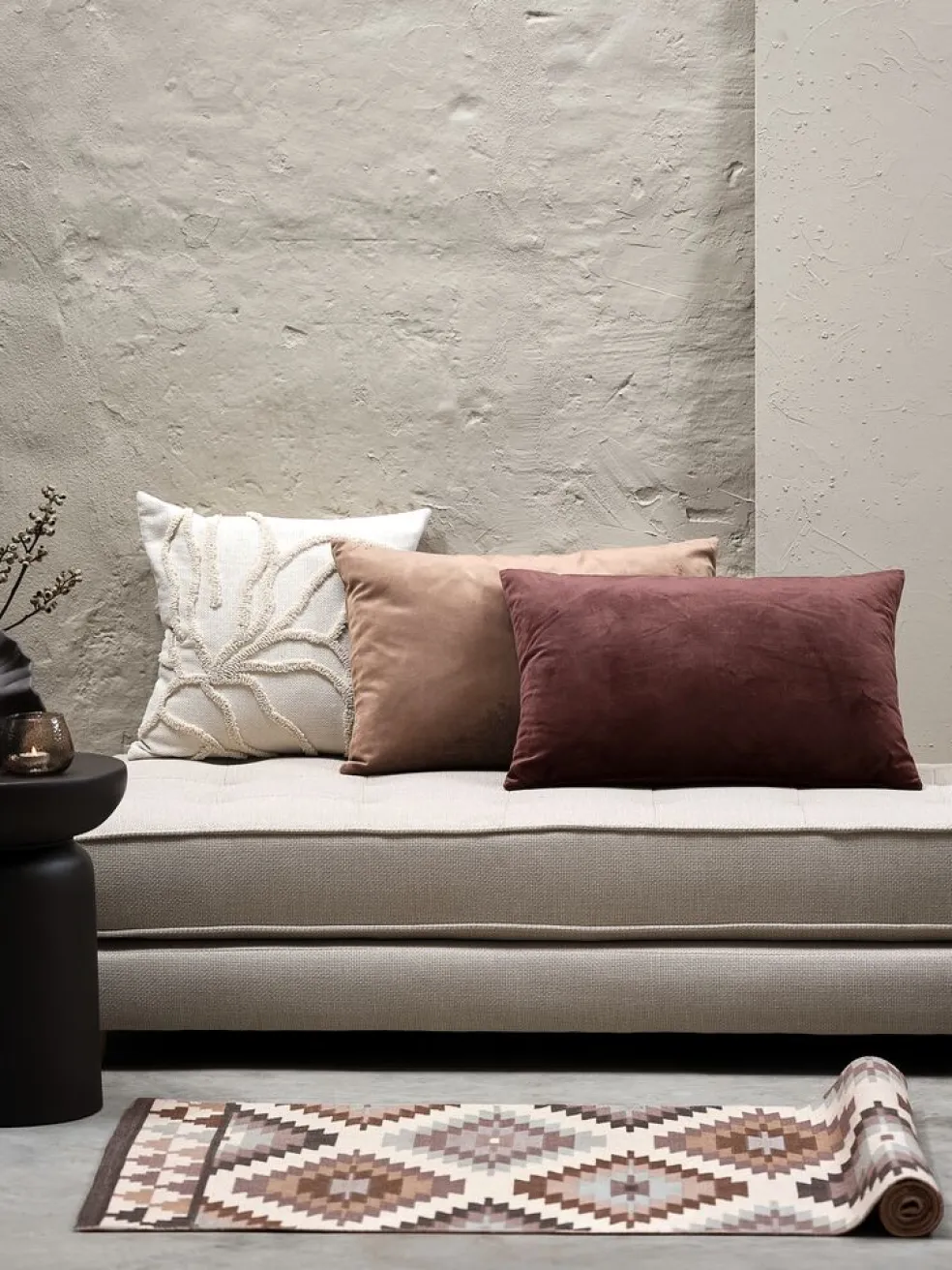 ERTEVIKKEHousse de coussin ERTEVIKKE 40x60 aubergine