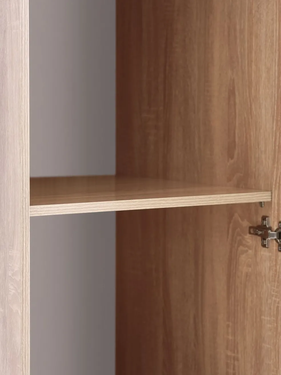 FANDRUPArmoire FANDRUP 50x176 1 porte coloris chêne clair